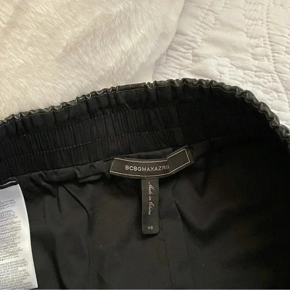 BCBGMAXAZRIA Leather Skirt - Picture 8 of 9